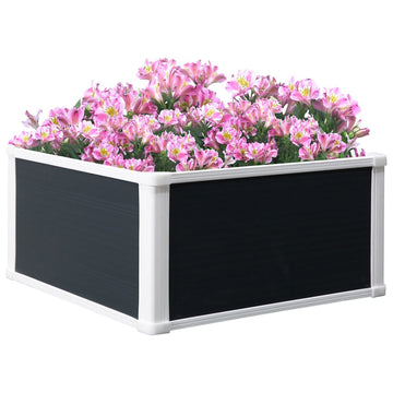 Raised Garden Bed for Flowers – Outdoor Planter Box for Flowers, Herbs & Plants