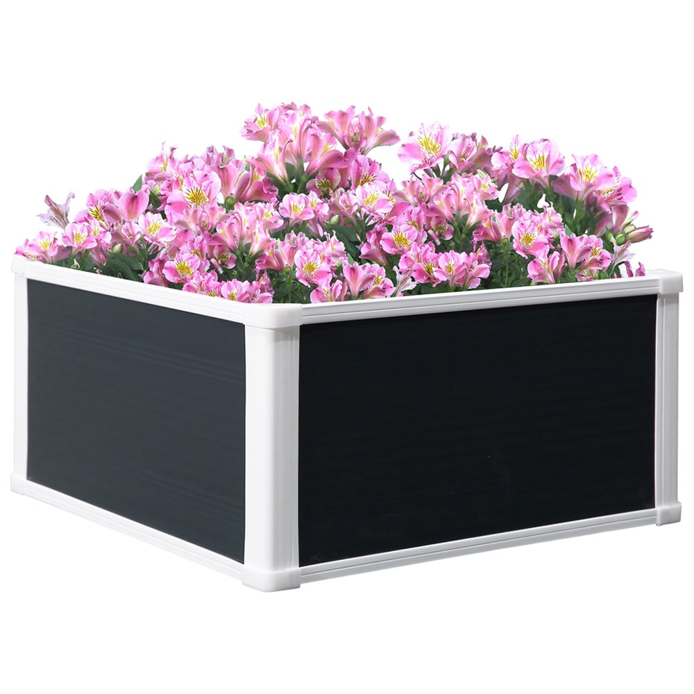 Raised Garden Bed for Flowers – Outdoor Planter Box for Flowers, Herbs & Plants