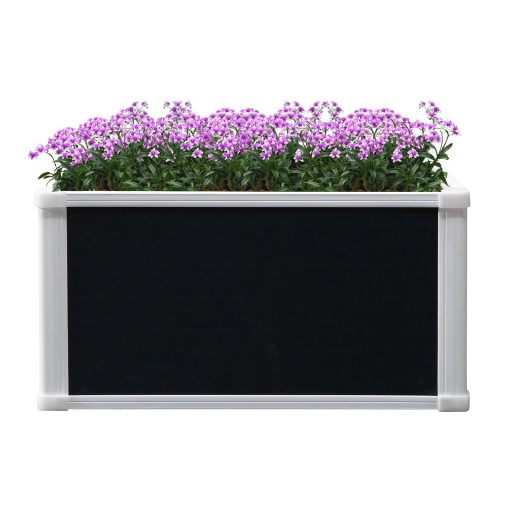 Raised Garden Bed for Flowers – Outdoor Planter Box for Flowers, Herbs & Plants
