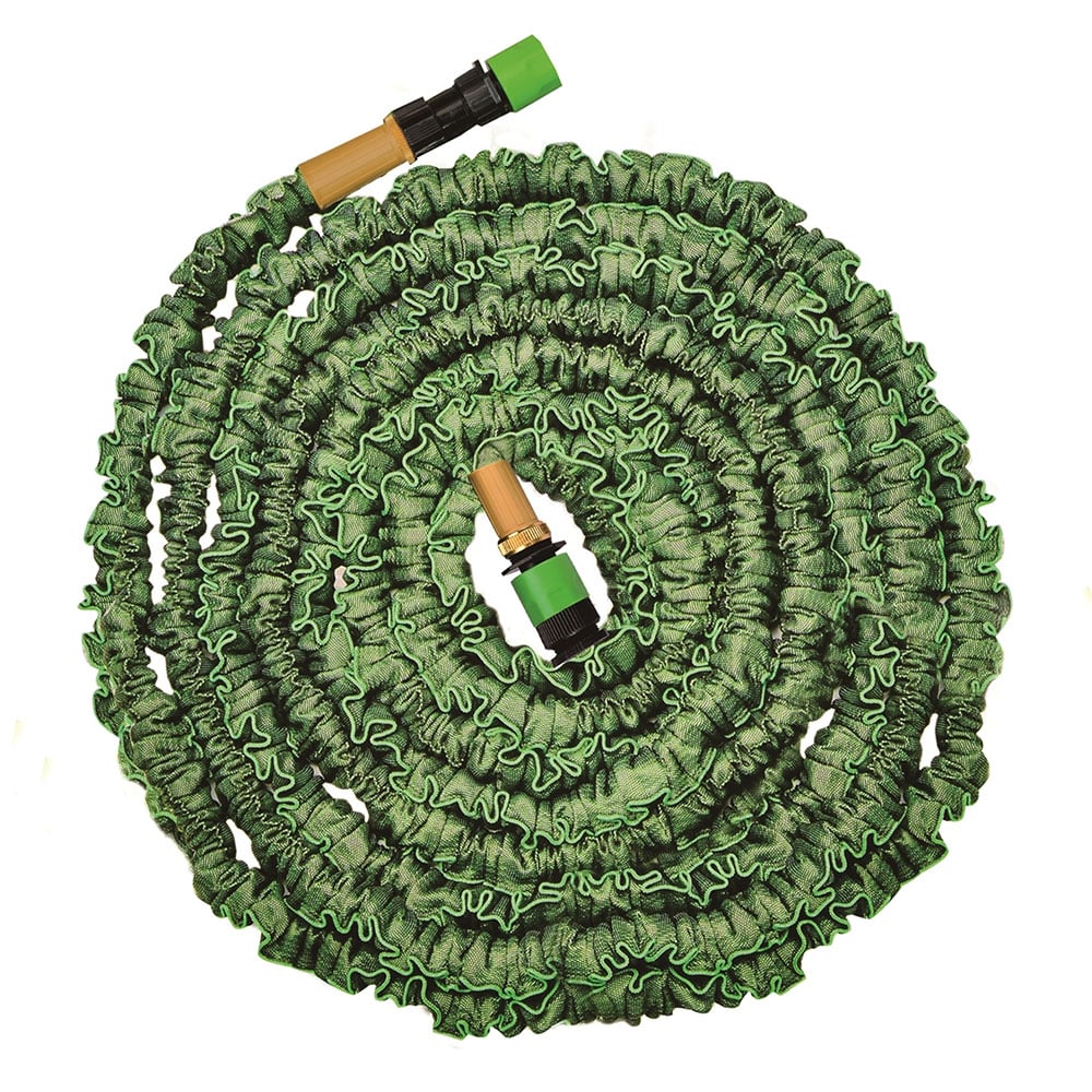 Expandable Garden Hose 50FT – Flexible Water Hose with Spray Nozzle & Easy Storage